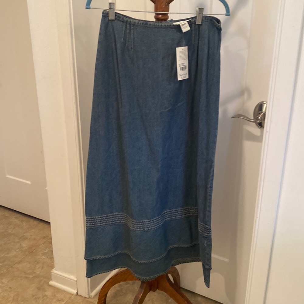 Denim Maxi Skirt